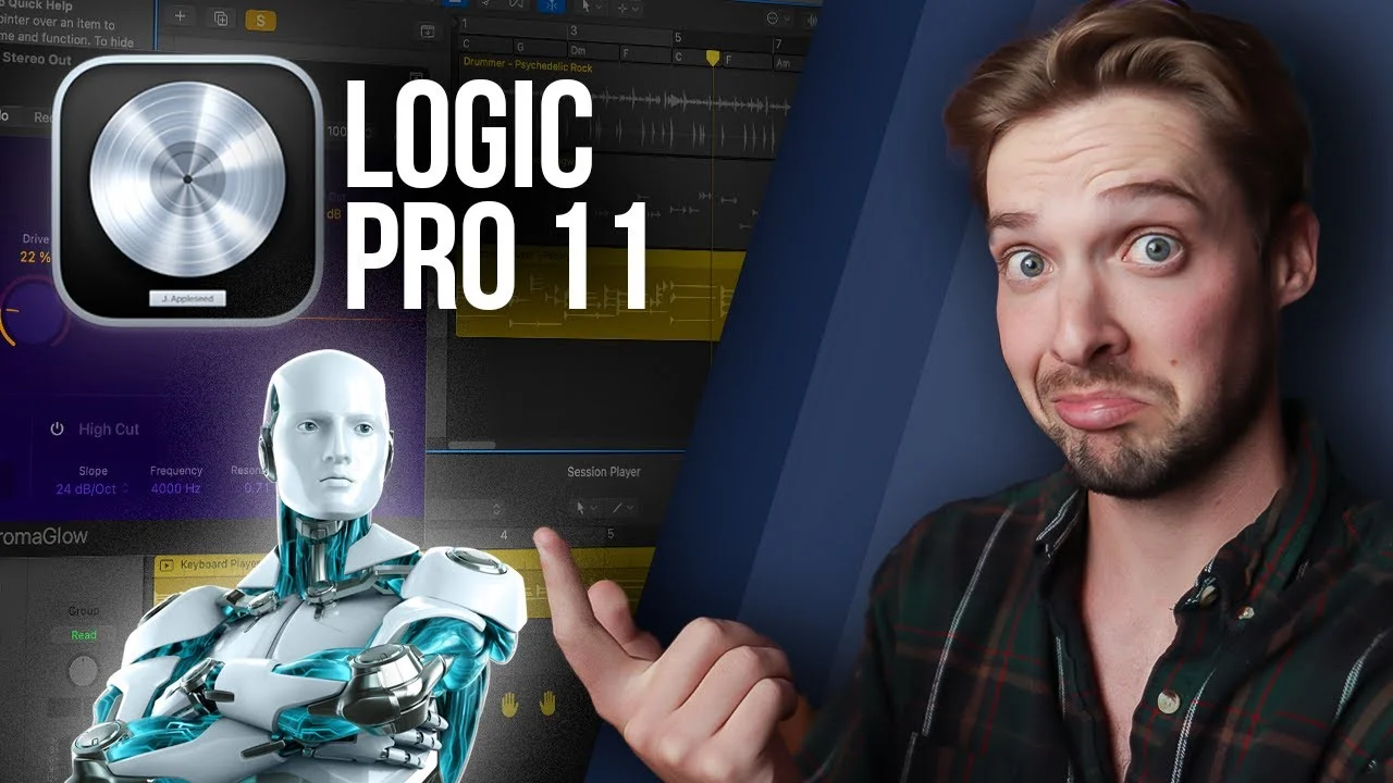 AI is TAKING OVER LOGIC PRO!! || New Logic Pro 11 Walkthrough! - Logic Pro tutorial by Music By Mattie