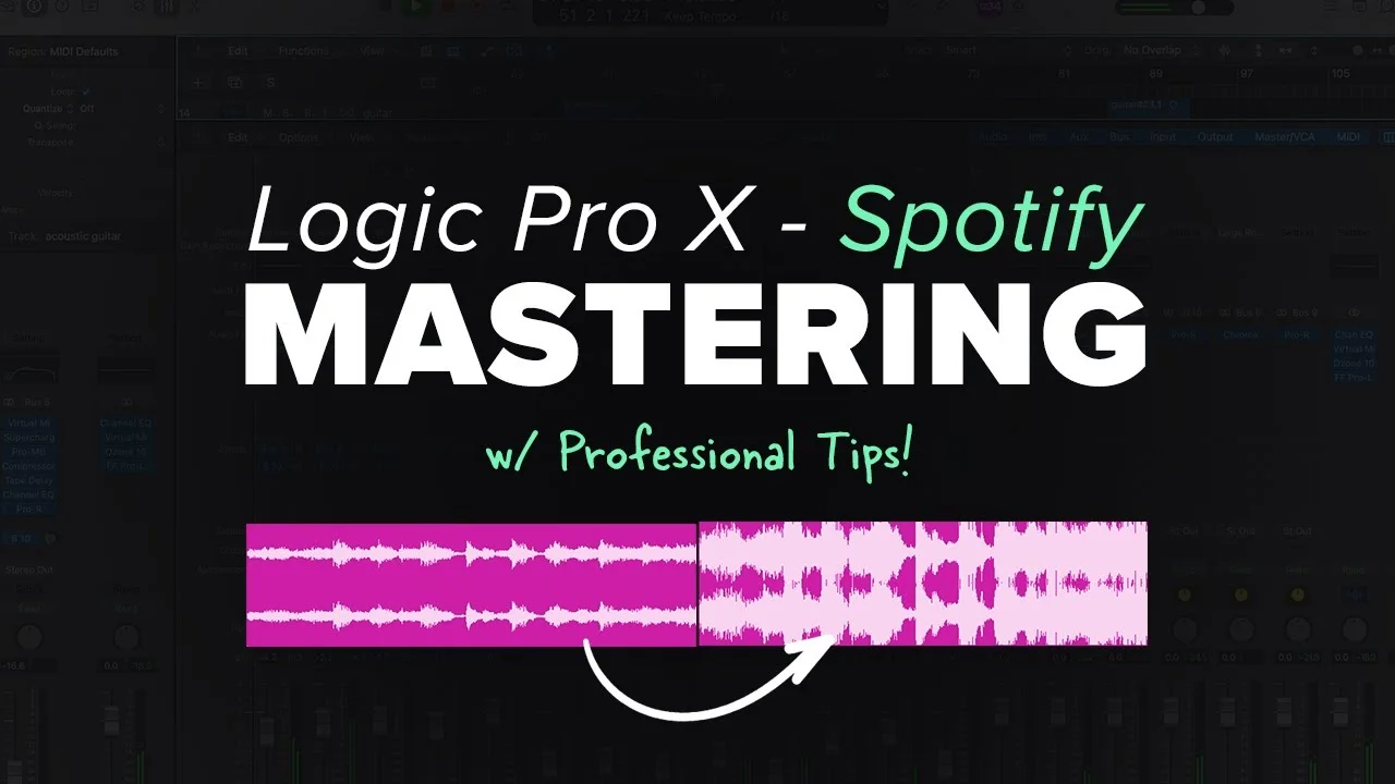 How to Master for Spotify with Logic Pro Stock Plug-Ins [2023 Update!] - Logic Pro tutorial by Music By Mattie