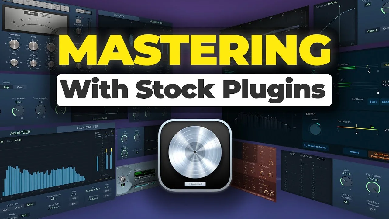 How to Master With Stock Plugins in Logic Pro - Logic Pro tutorial by Music By Mattie