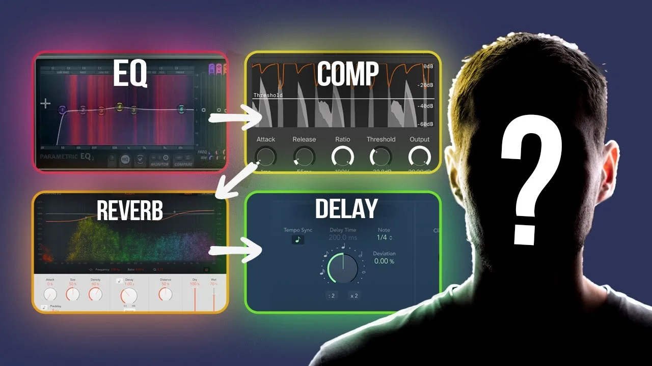 How to Make the Perfect Vocal Chain for YOUR Voice (With Only Stock Plugins!) - Mixing tutorial by Music By Mattie
