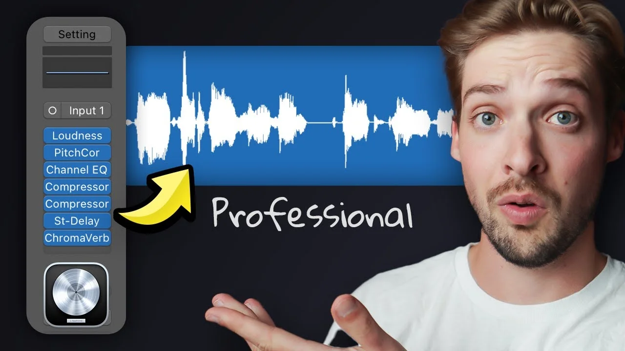 How to Get Pro Vocals in Logic Pro in 123 Seconds - Logic Pro tutorial by Music By Mattie