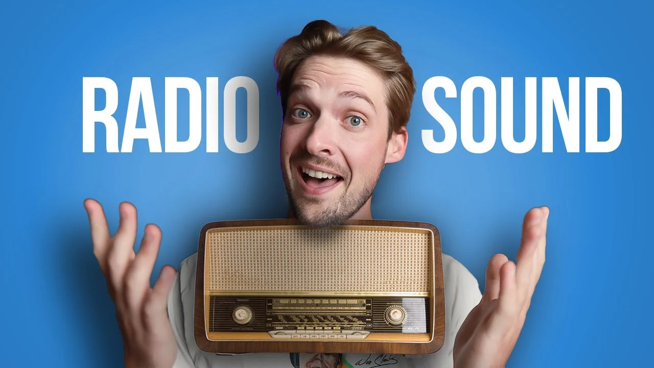 How to Make Your Voice Sound Like an Old Radio! - Mixing tutorial by Music By Mattie