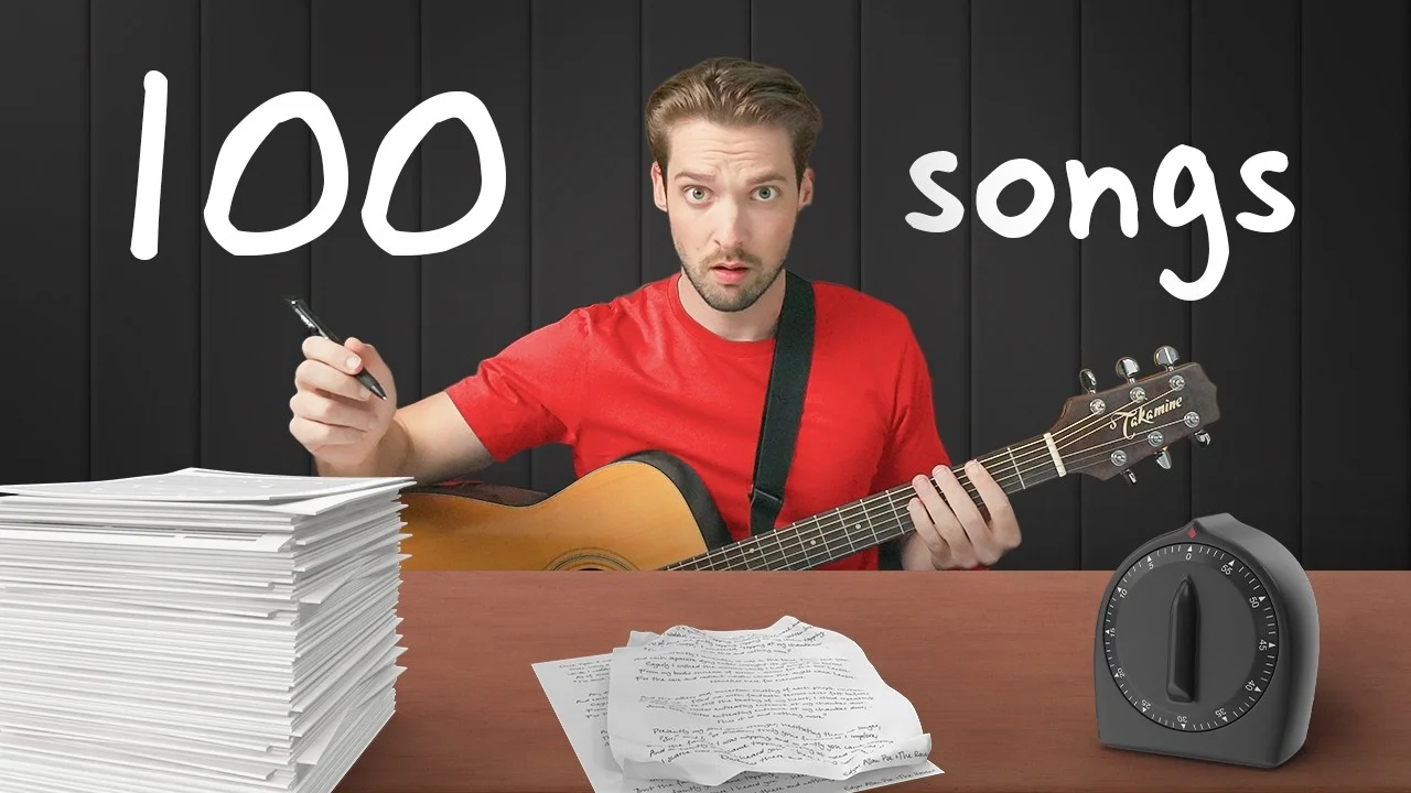I tried writing 100 songs in 30 days